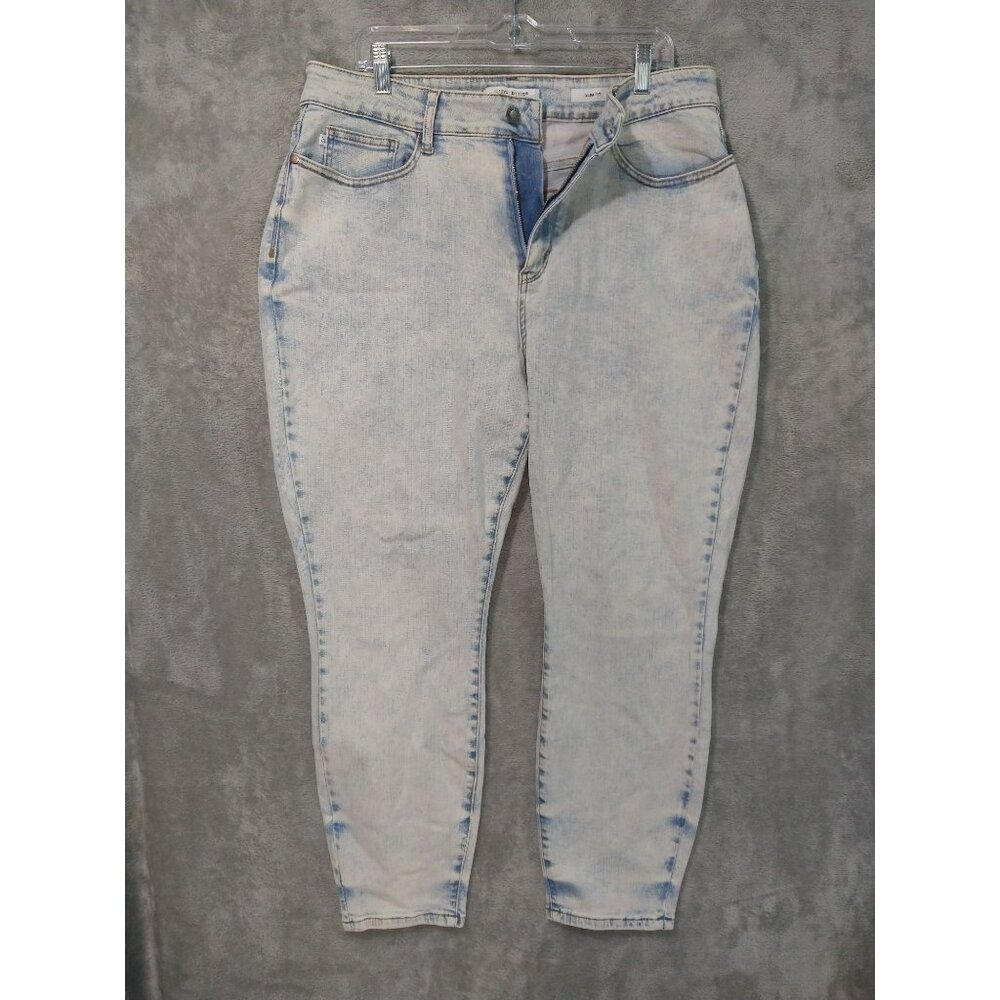 Judy Blue Jeans Womens 18W Denim Slim Fit High Rise Light Wash Stretch